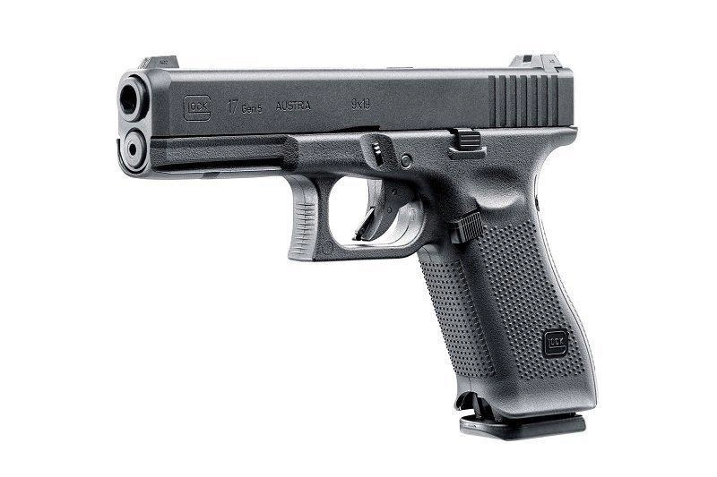 Umarex Glock 17 Gen 5 GBB pistooli, metalliluistilla - musta