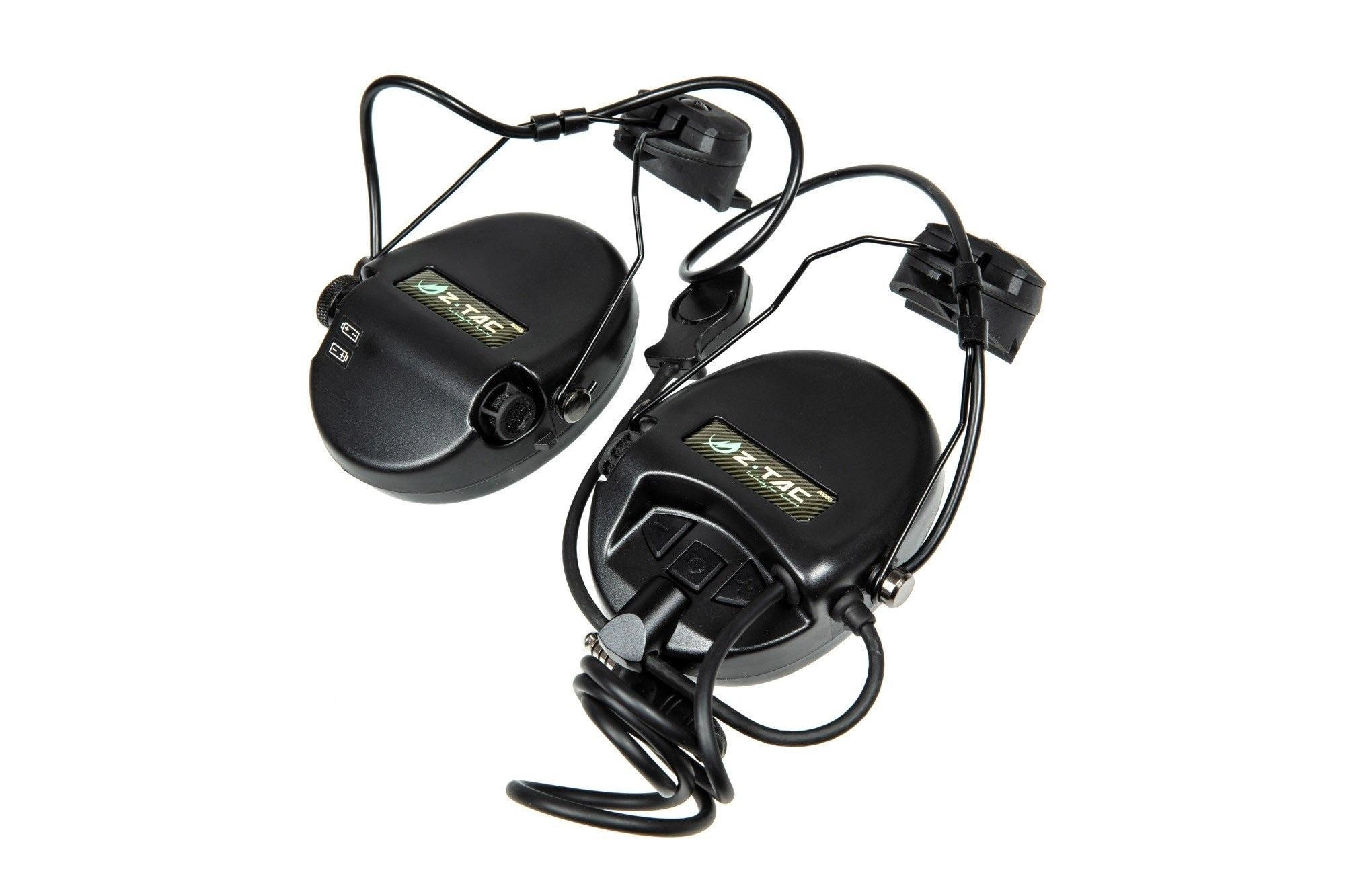 Z-Tactical zSor headset, FAST-kypärään - musta