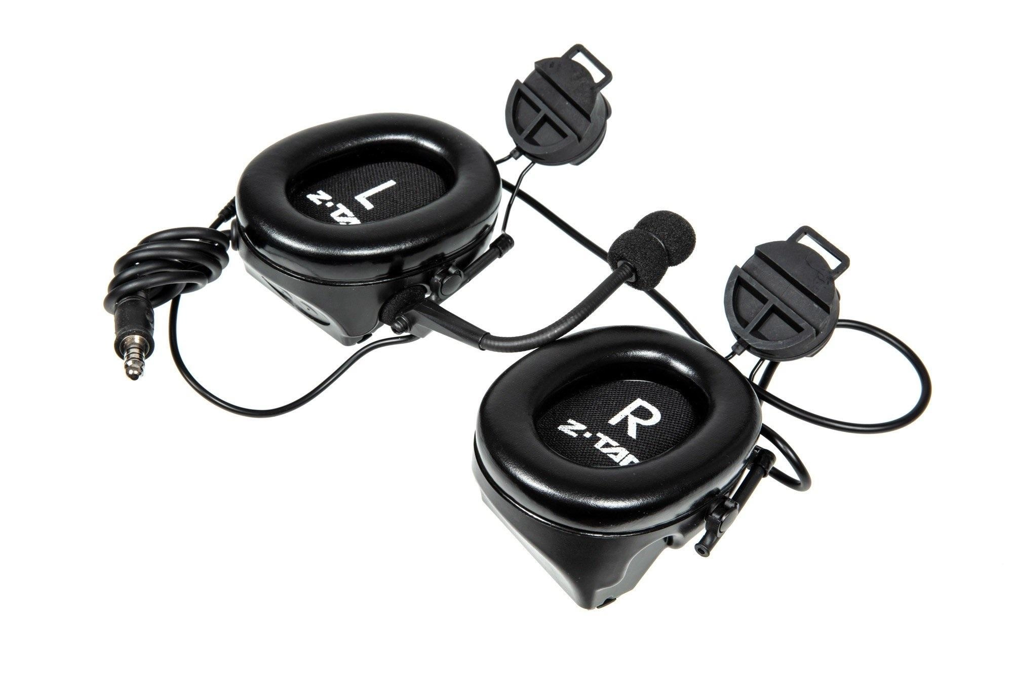 Z-Tactical CII headset, FAST-kypärään - musta