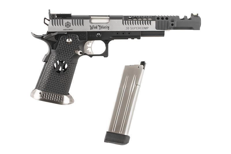 AW Custom HX2401 GBB pistooli, metallinen