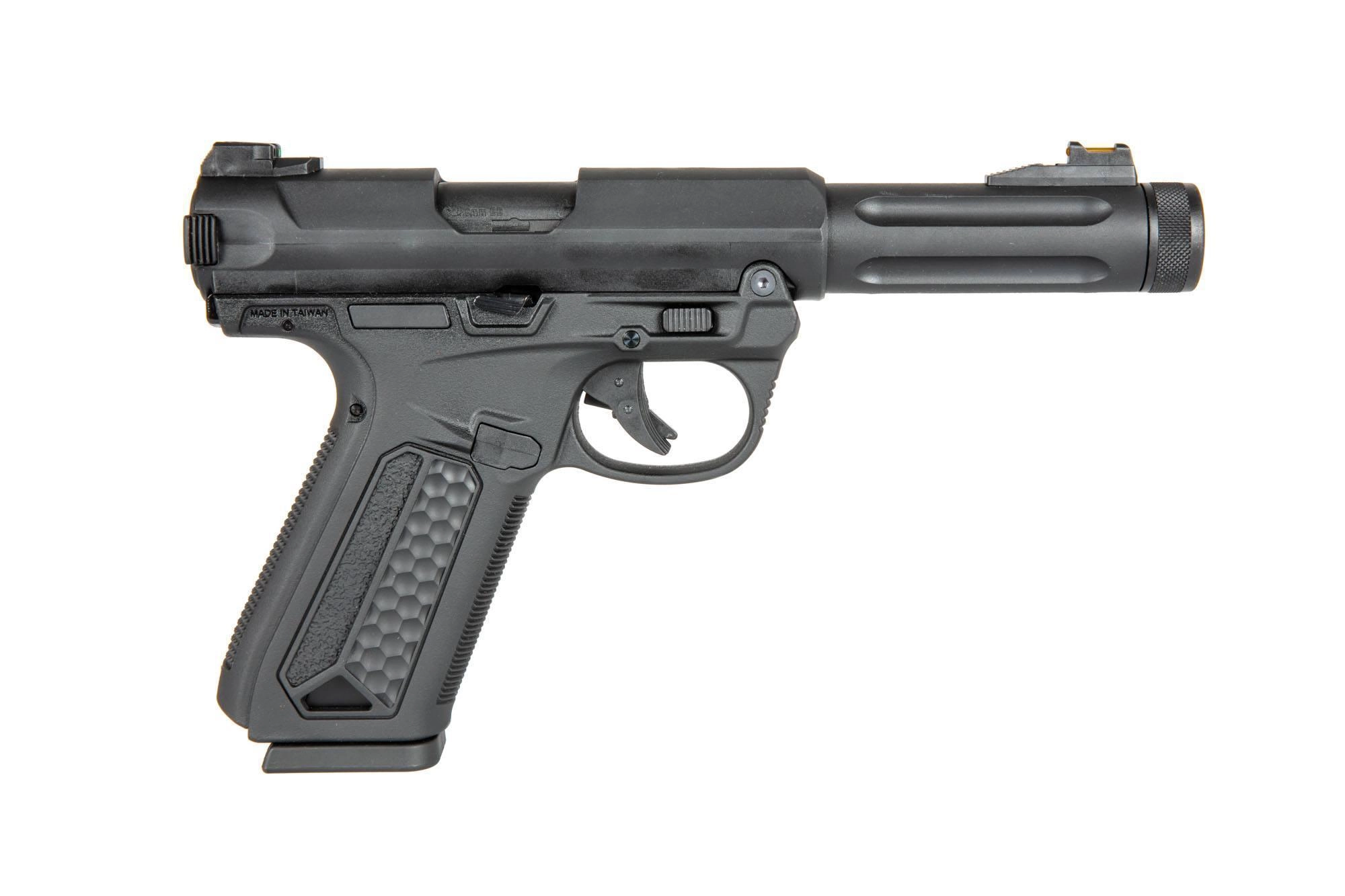 Action Army AAP01 GBB pistooli, semi auto - musta