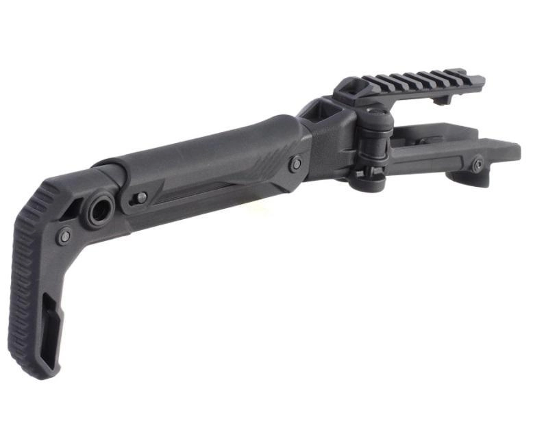 Action Army AAP-01 Folding Stock - musta