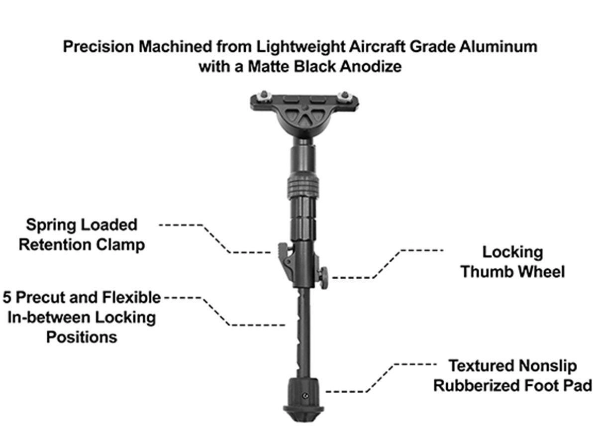 Leapers UTG Recon Flex M-LOK haaratuki / kiväärituet - 5.7"-8"