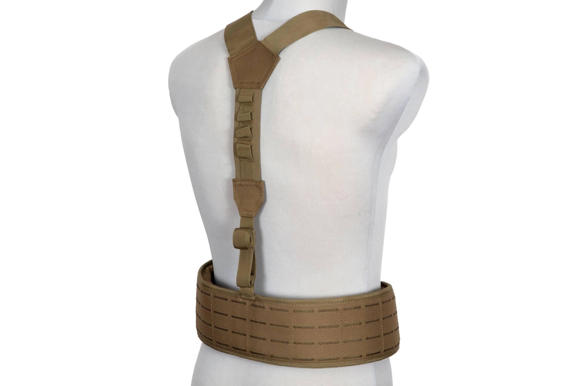 Viper Tactical Skeleton Harness taisteluvyö valjailla - kojootinruskea