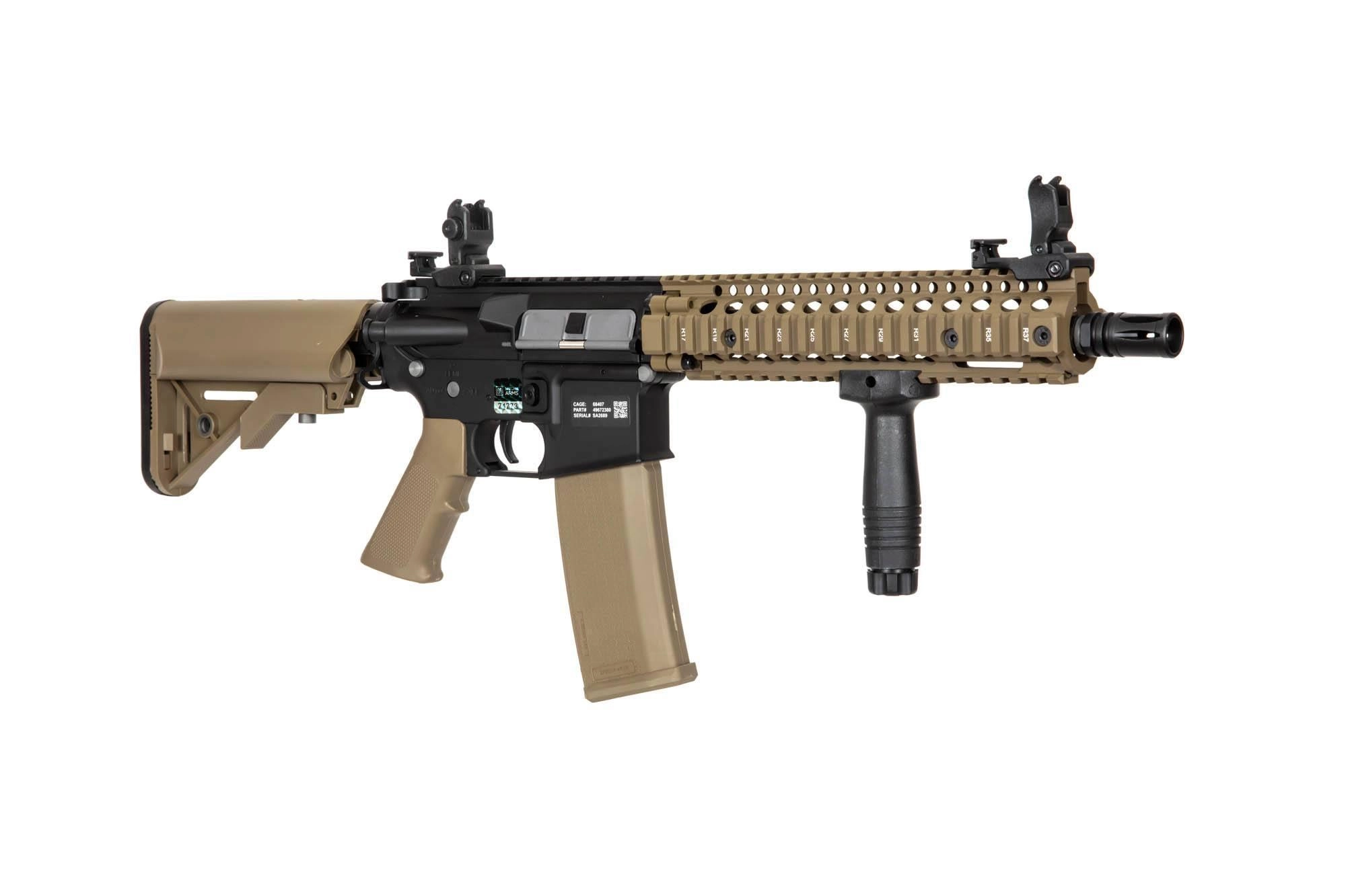 Specna Arms Daniel Defense MK18 SA-E19 EDGE 2.0 sähköase - musta/hiekka