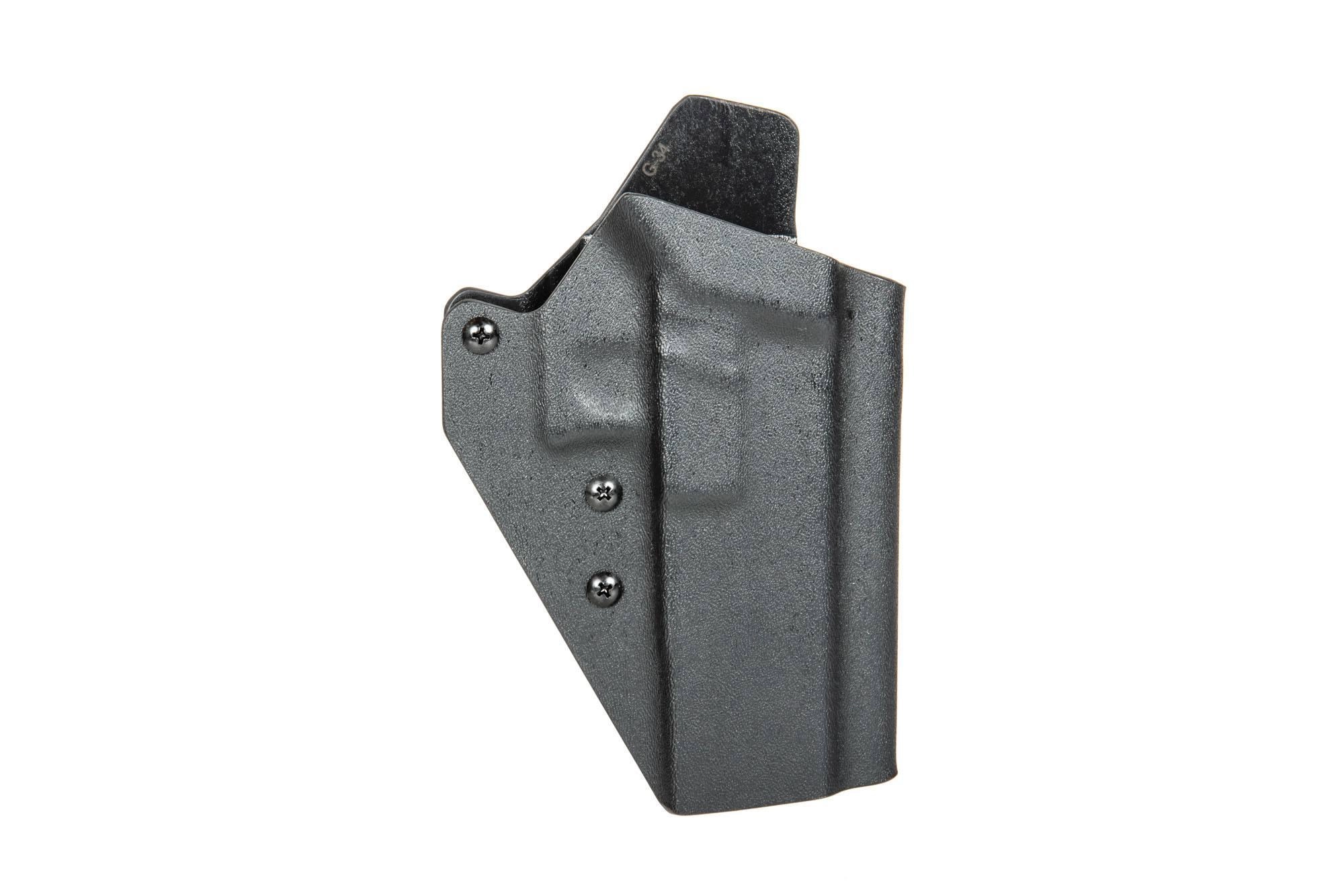 Primal Gear kydex kotelo Glock 34/35 pistoolille - musta