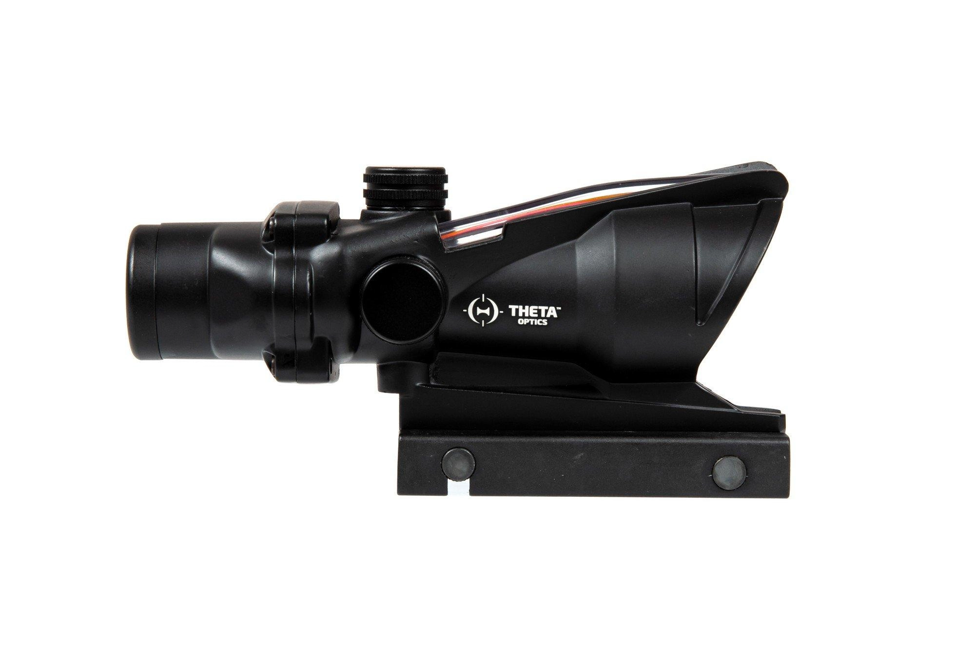 Theta Optics RedFiber 4×32 ACOG tyylinen tähtäin - musta