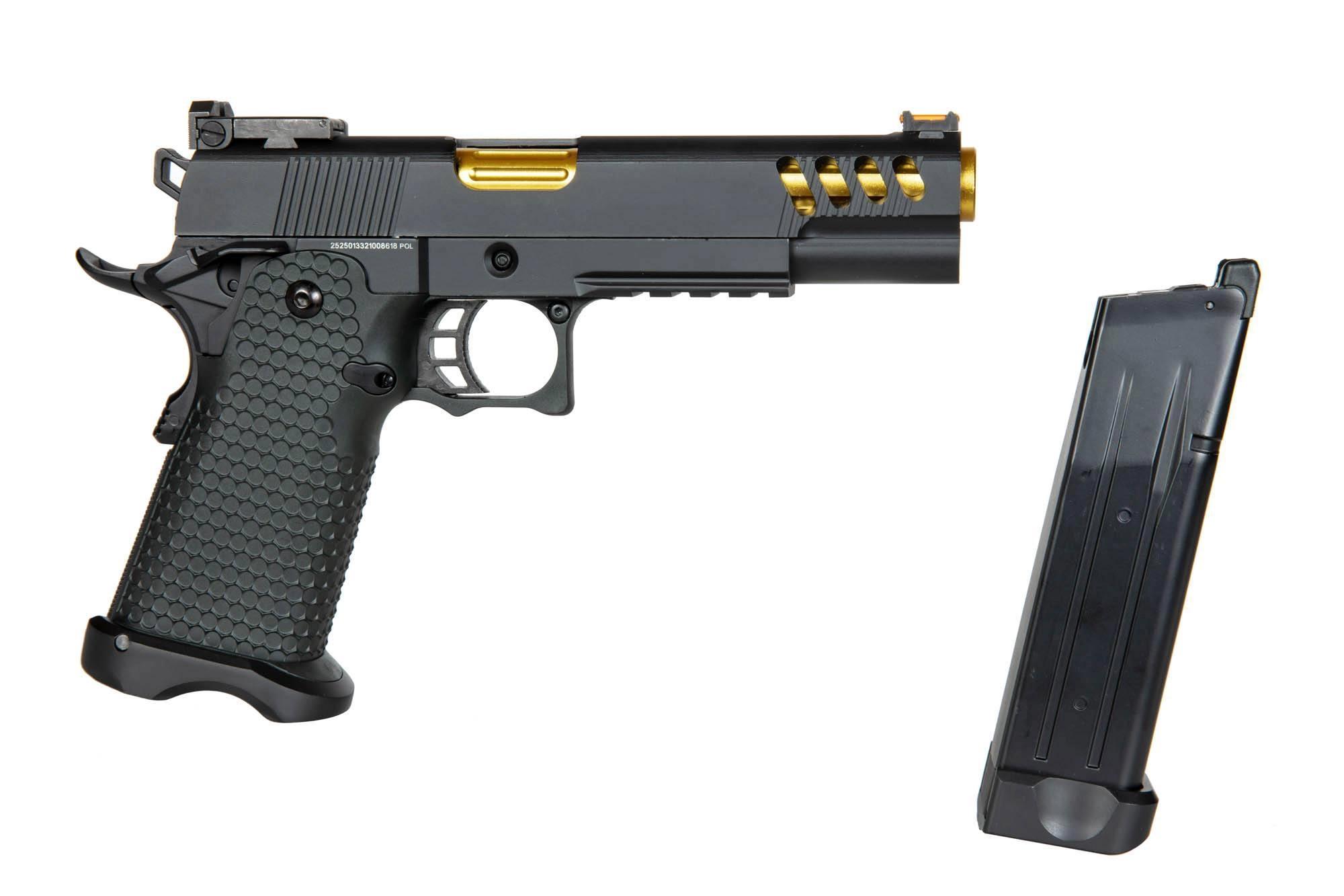 Golden Eagle Model 3335 GBB pistooli, metallinen