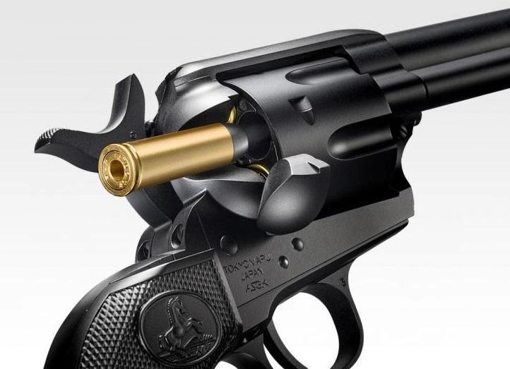 Tokyo Marui Colt Single Action Army SAA .45 5,5" revolveri - musta  - 6mm