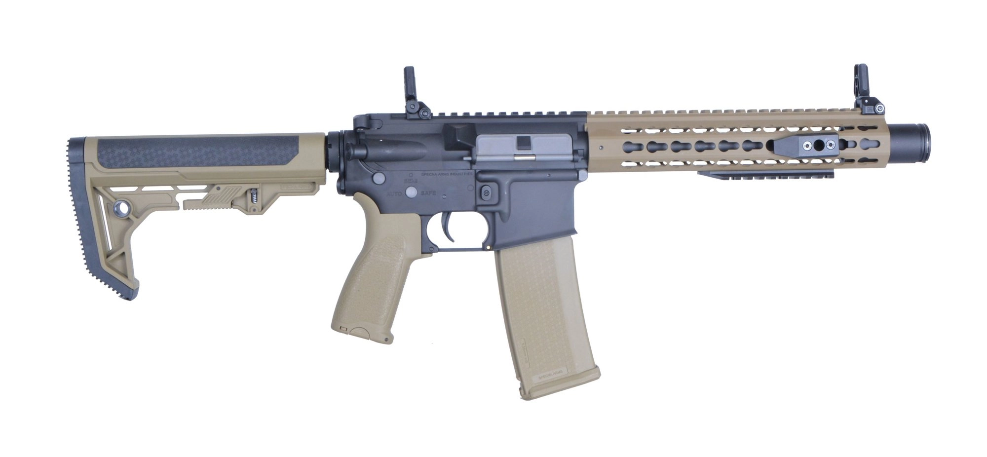Specna Arms RRA SA-E07 EDGE sähköase, Light Ops Stock - musta/hiekka