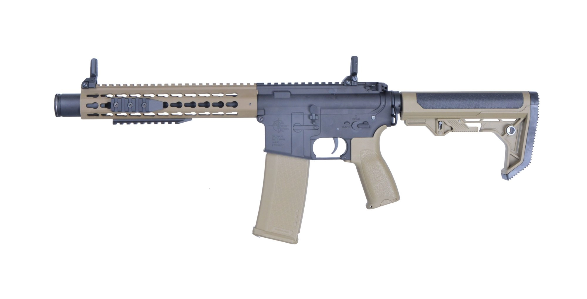 Specna Arms RRA SA-E07 EDGE sähköase, Light Ops Stock - musta/hiekka