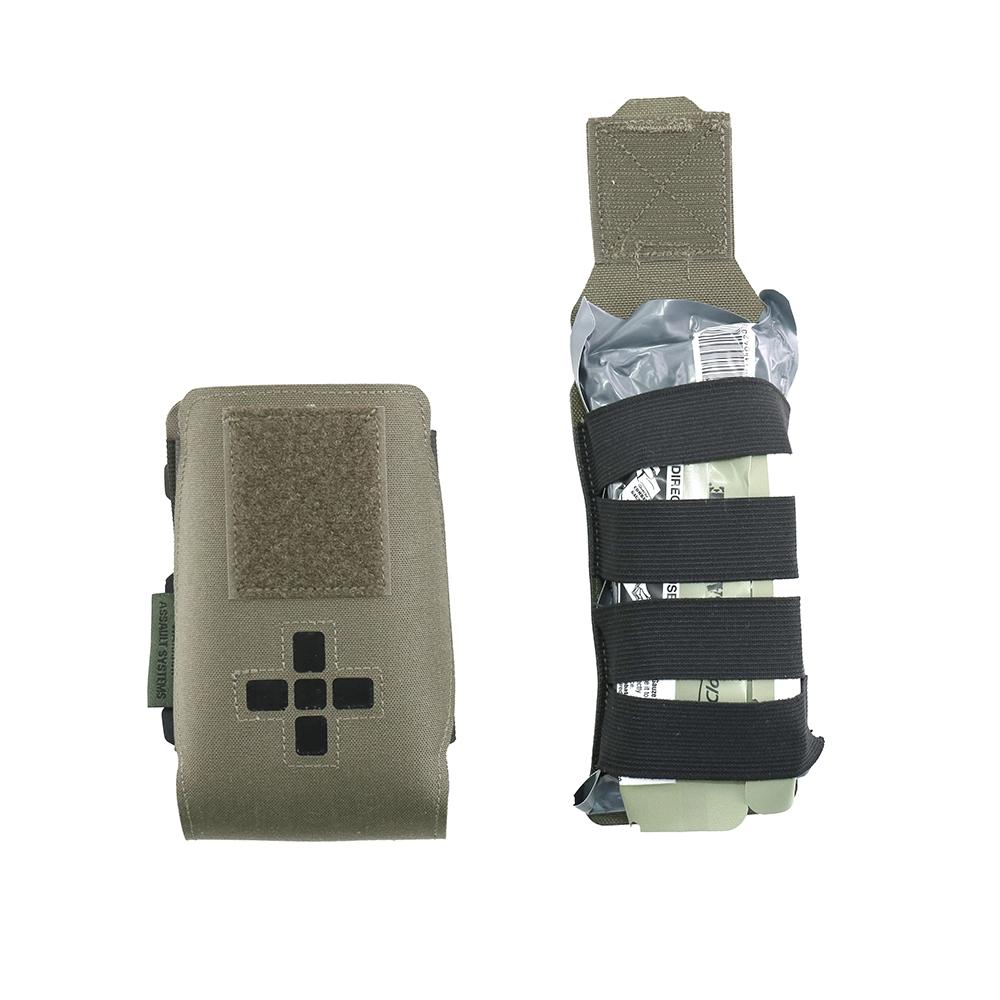 Warrior Laser Cut Small Horizontal First Aid Kit Pouch - Ranger Green