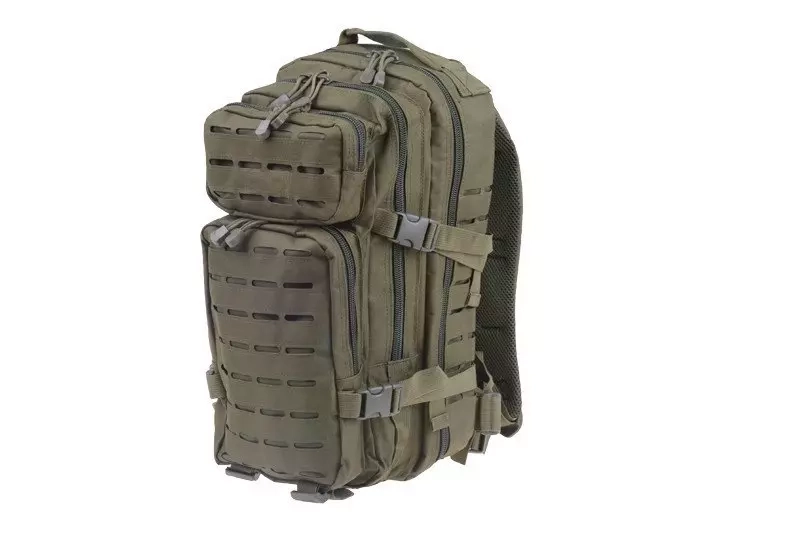 GFC Tactical Laser Cut Assault Pack reppu, 20L - oliivinvihreä