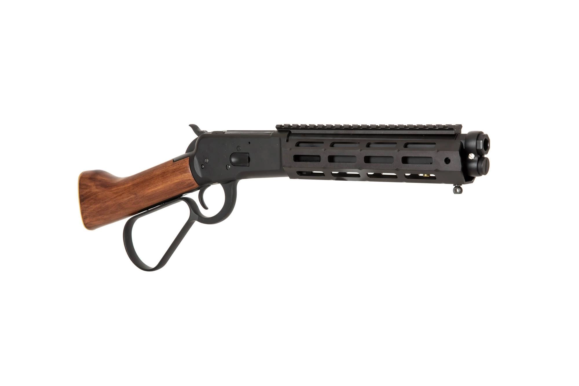 A&K Winchester 1873R kaasukivääri, metallia ja puuta - musta