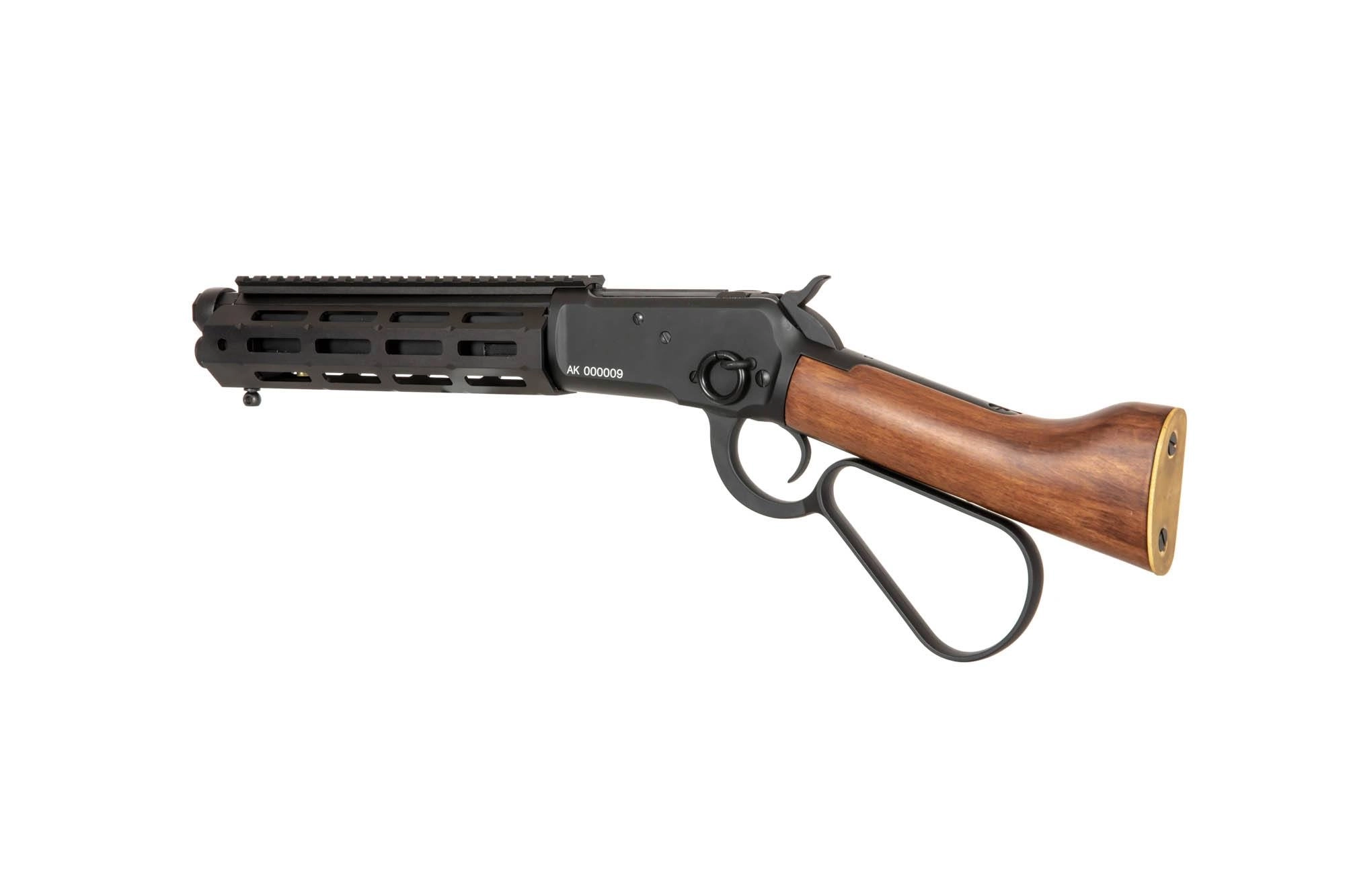 A&K Winchester 1873R kaasukivääri, metallia ja puuta - musta