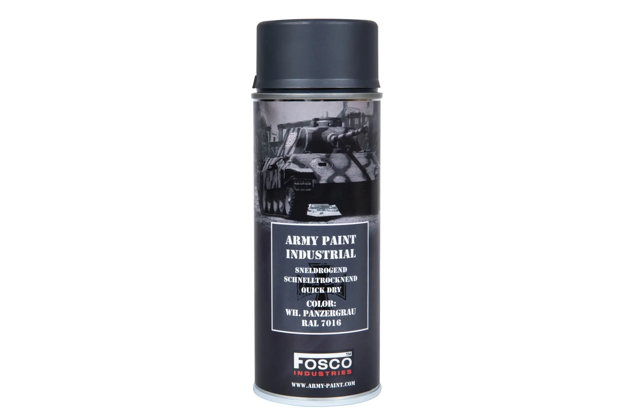 Fosco camo spray-maali 400ml, WH. Panzergrau RAL 7016
