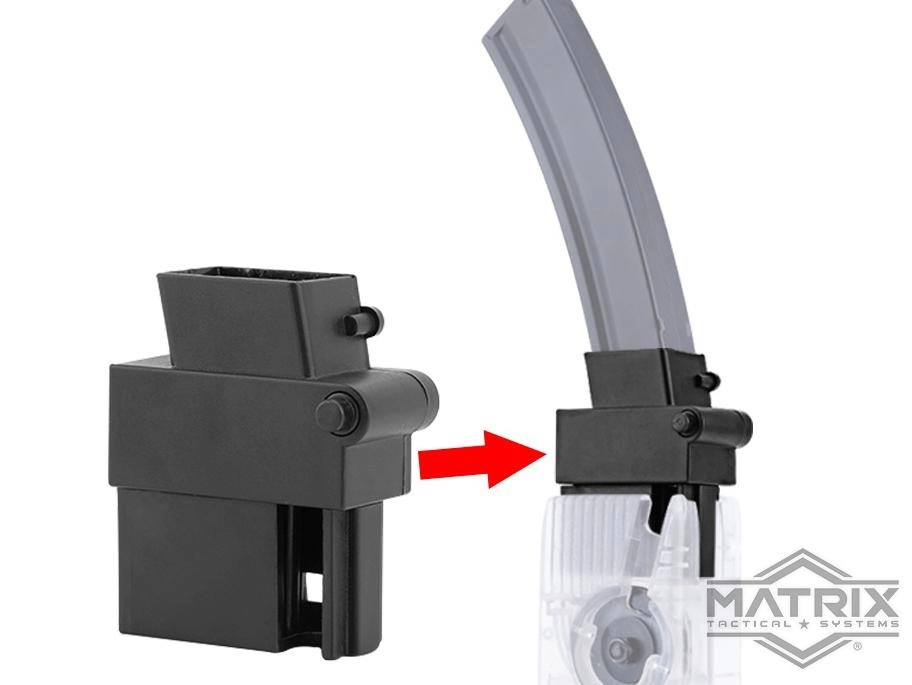Matrix Speedloader adapteri MP5 lippaille - musta