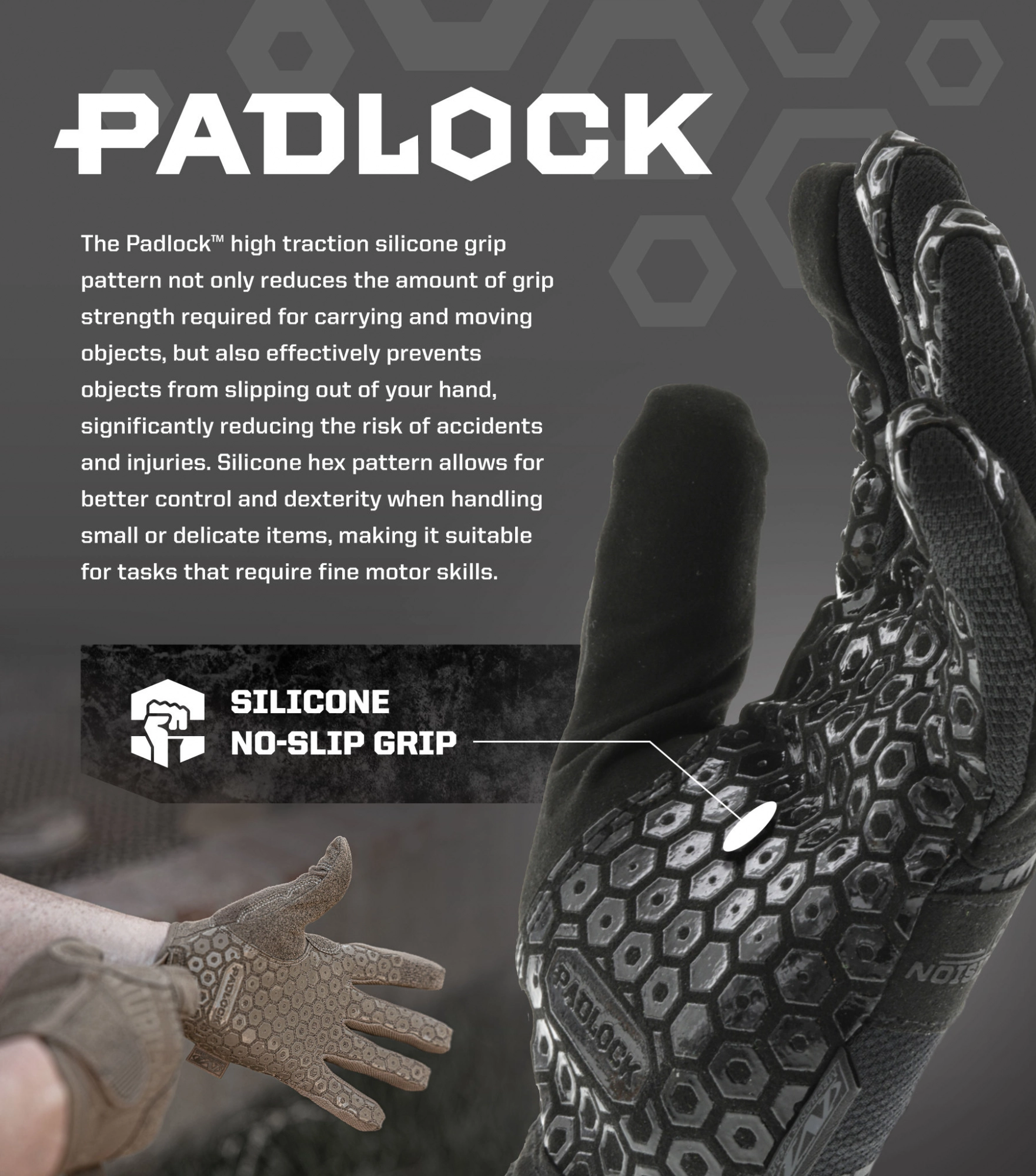 Mechanix Precision Pro Grip hansikkaat - kojootinruskea