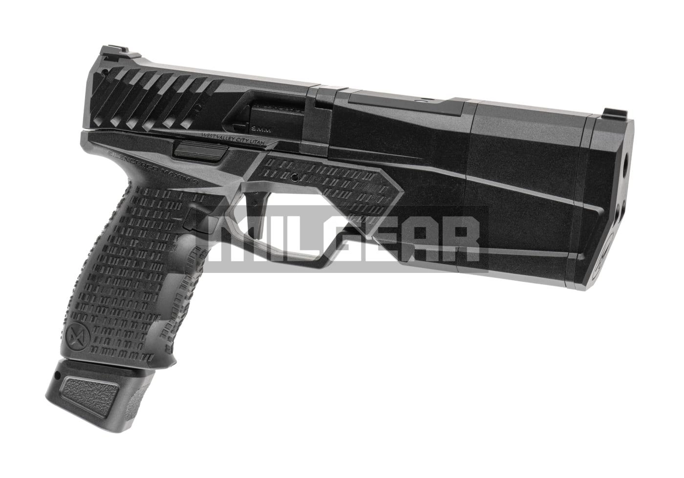 Krytac SilencerCo Maxim 9 CO2 GBB pistooli - musta