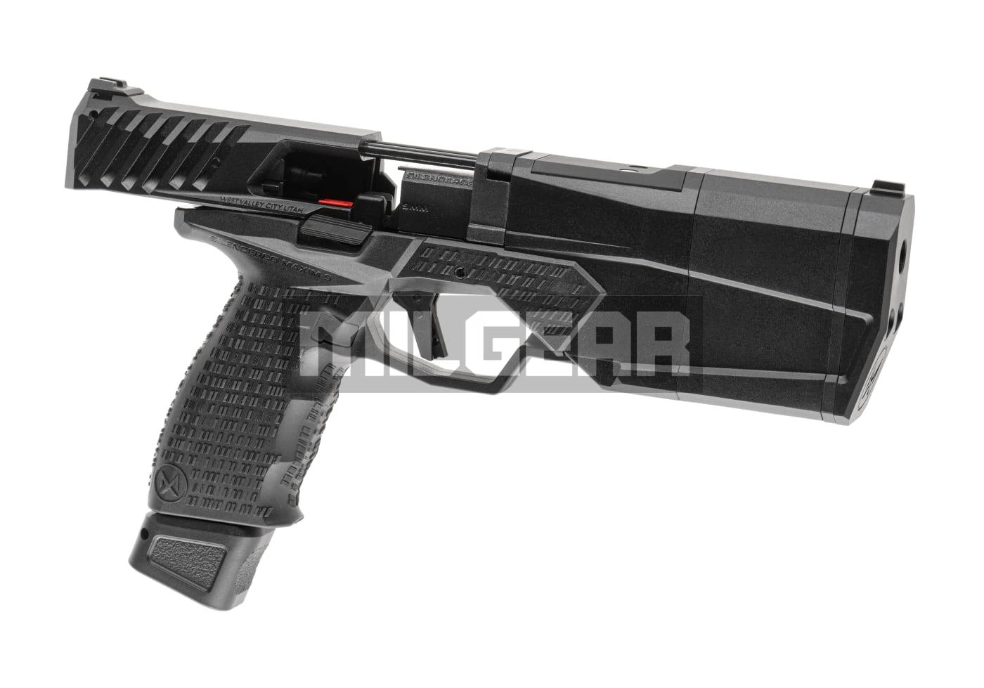 Krytac SilencerCo Maxim 9 CO2 GBB pistooli - musta