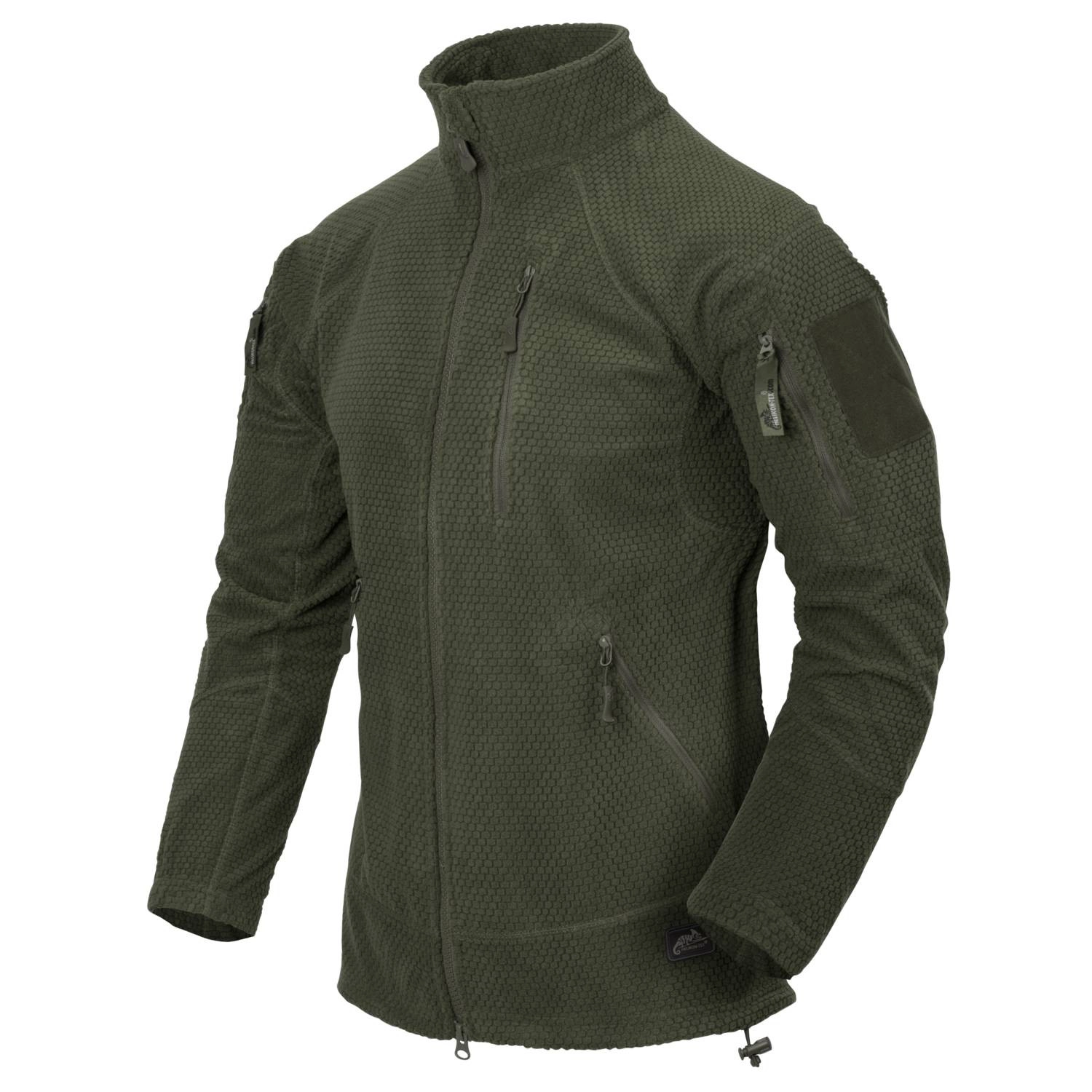 Helikon-Tex Alpha Tactical Grid Fleece takki - Olive Green