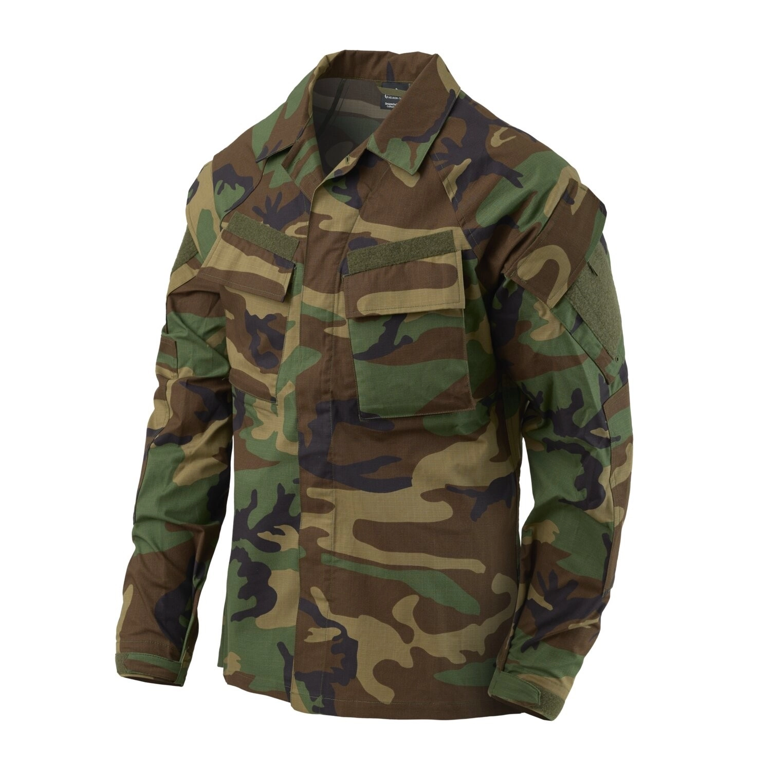 Helikon-Tex Raid Shirt - PolyCotton Stretch Ripstop - US Woodland