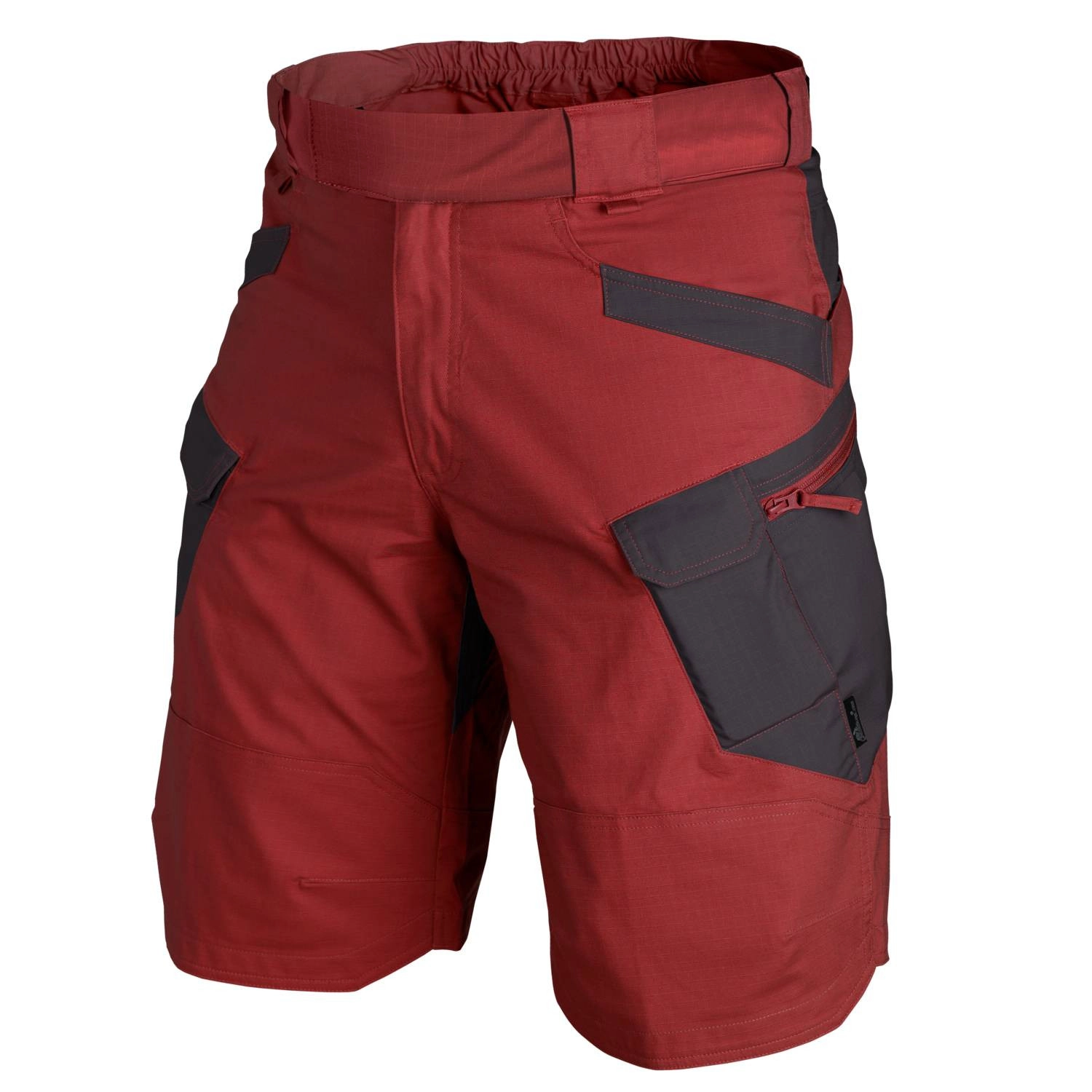 Helikon-Tex UTS 11" PolyCotton Stretch Ripstop shortsit - Crimson Sky / Ash Grey