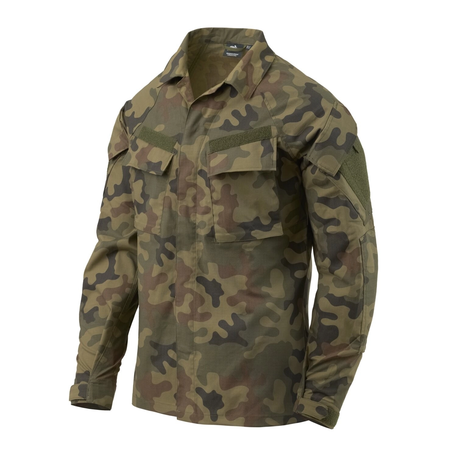 Helikon-Tex Raid Shirt - PolyCotton Stretch Ripstop - PL Woodland