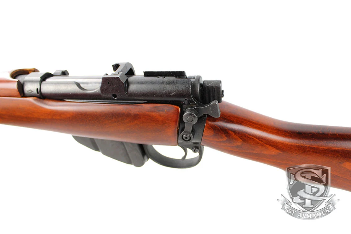 S&T Lee Enfield No. 1 Mk III kivääri - jousiviritteinen - aitoa puuta