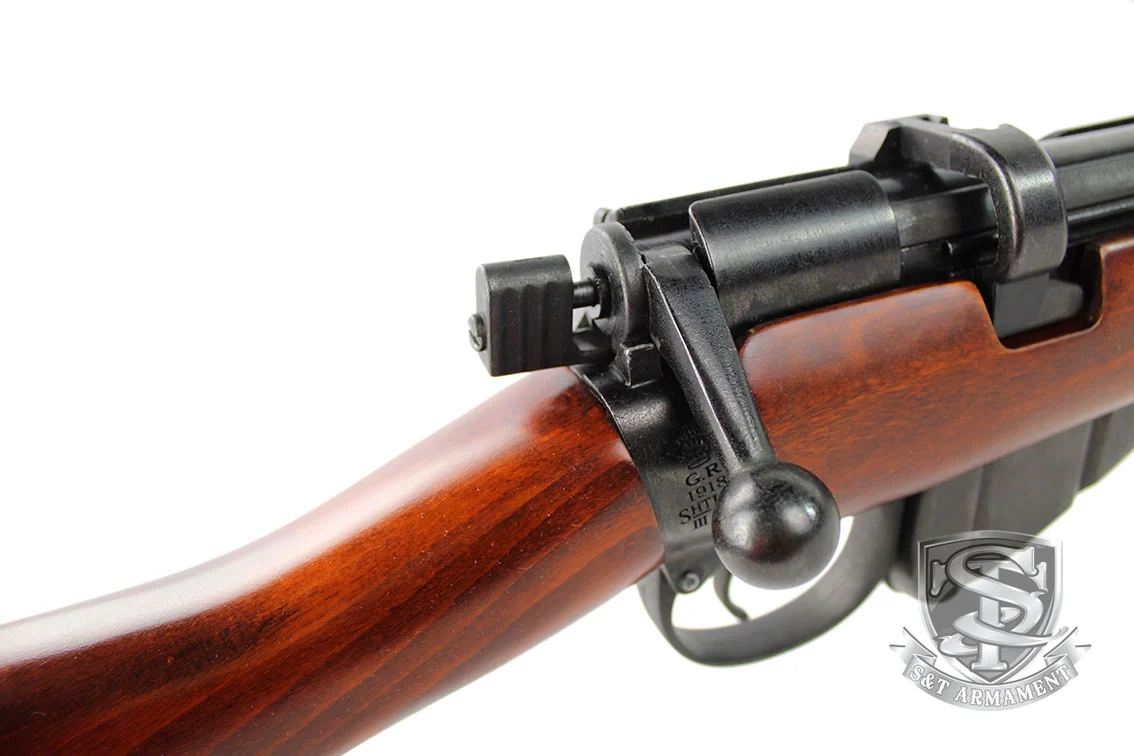 S&T Lee Enfield No. 1 Mk III kivääri - jousiviritteinen - aitoa puuta