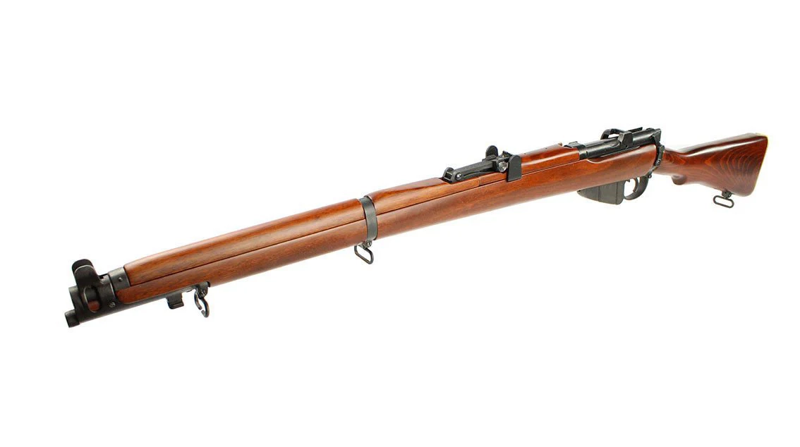 S&T Lee Enfield No. 1 Mk III kivääri - jousiviritteinen - aitoa puuta