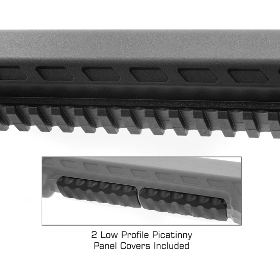 Leapers UTG PRO AR15 Ops Ready S5 Fixed Stock - musta