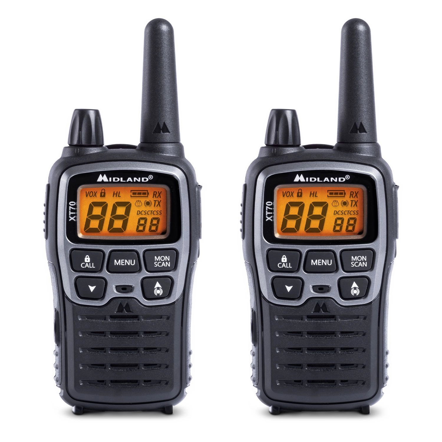 Midland XT70 PMR radiopuhelin - 2 kpl paketti