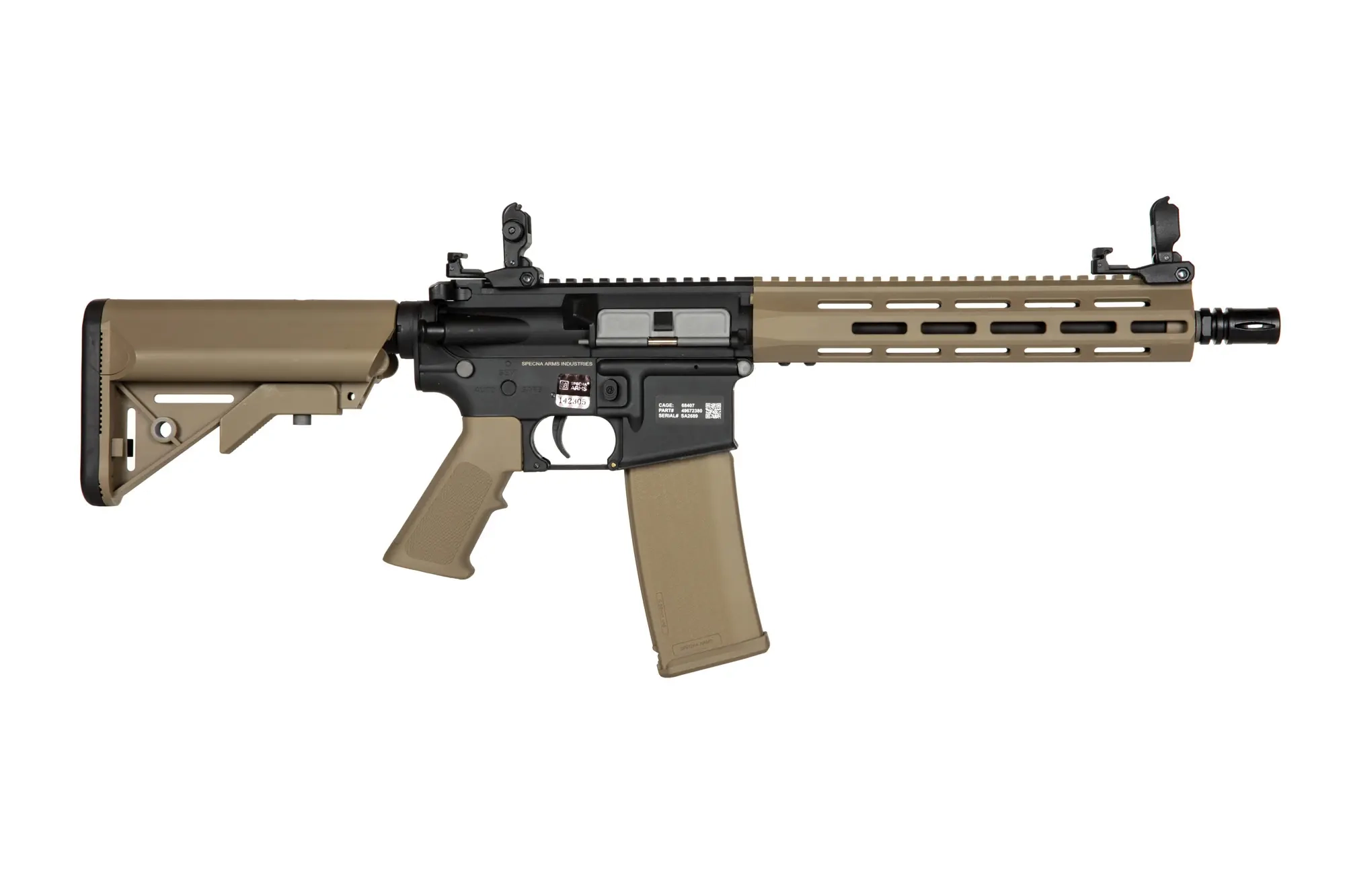 Specna Arms SA-F03 FLEX X-ASR 1.14 J sähköase - Half-Tan