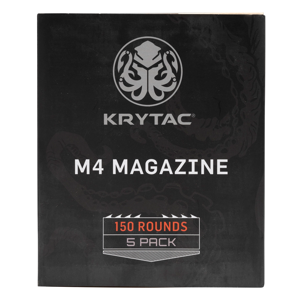 Krytac M4 Mid Cap lipaspaketti 5 kpl - musta