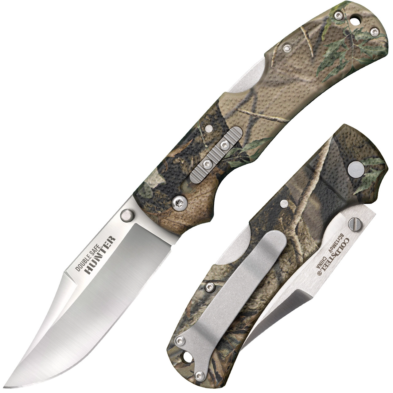 Cold Steel Double Safe Hunter taittoveitsi - Camouflage