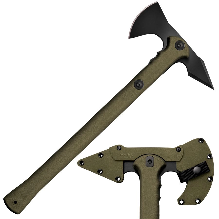 Cold Steel Trench Hawk heittokirves - OD Green