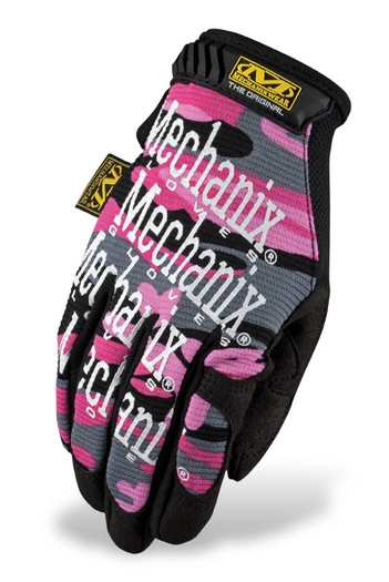 Mechanix Original naisten hansikkaat, pink camo
