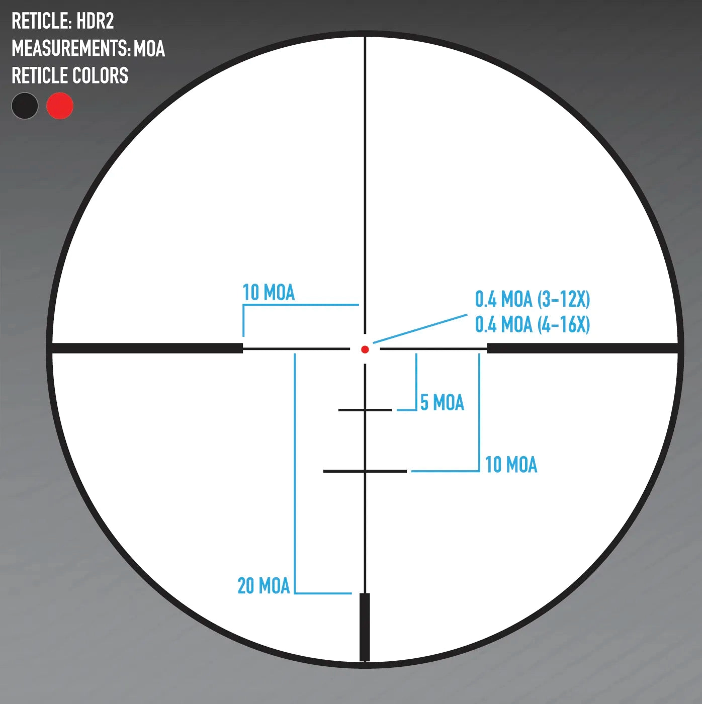 Sightmark Core HX 2.0 3-12x56 HDR2 kiikaritähtäin - musta