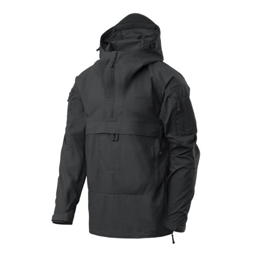 Helikon-Tex Tracer Anorak Jacket - Polycotton Stretch Ripstop - Black