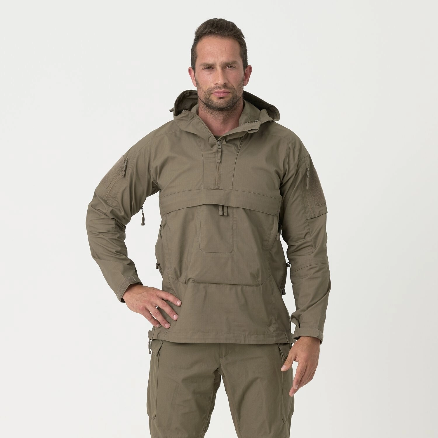 Helikon-Tex Tracer Anorak Jacket - Polycotton Stretch Ripstop - RAL 7013