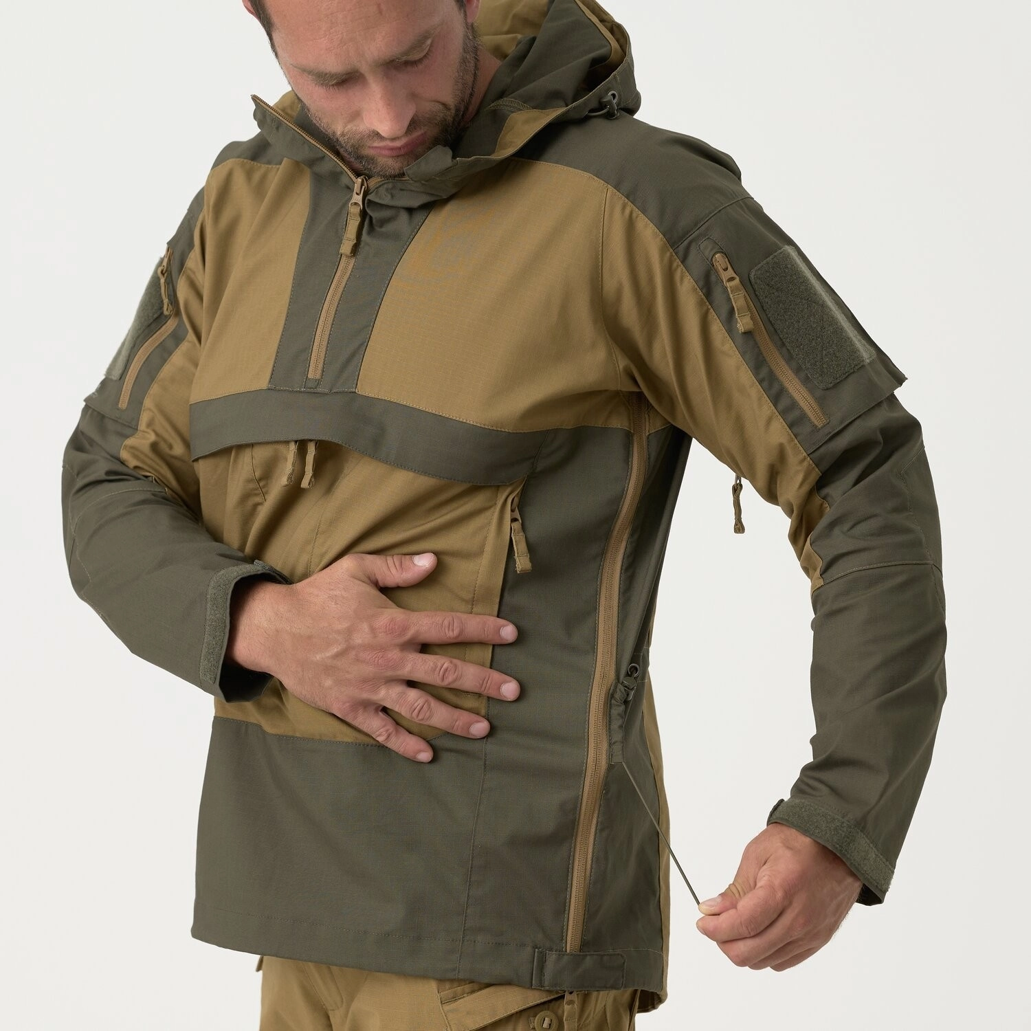 Helikon-Tex Tracer Anorak Jacket - Polycotton Stretch Ripstop - RAL 7013