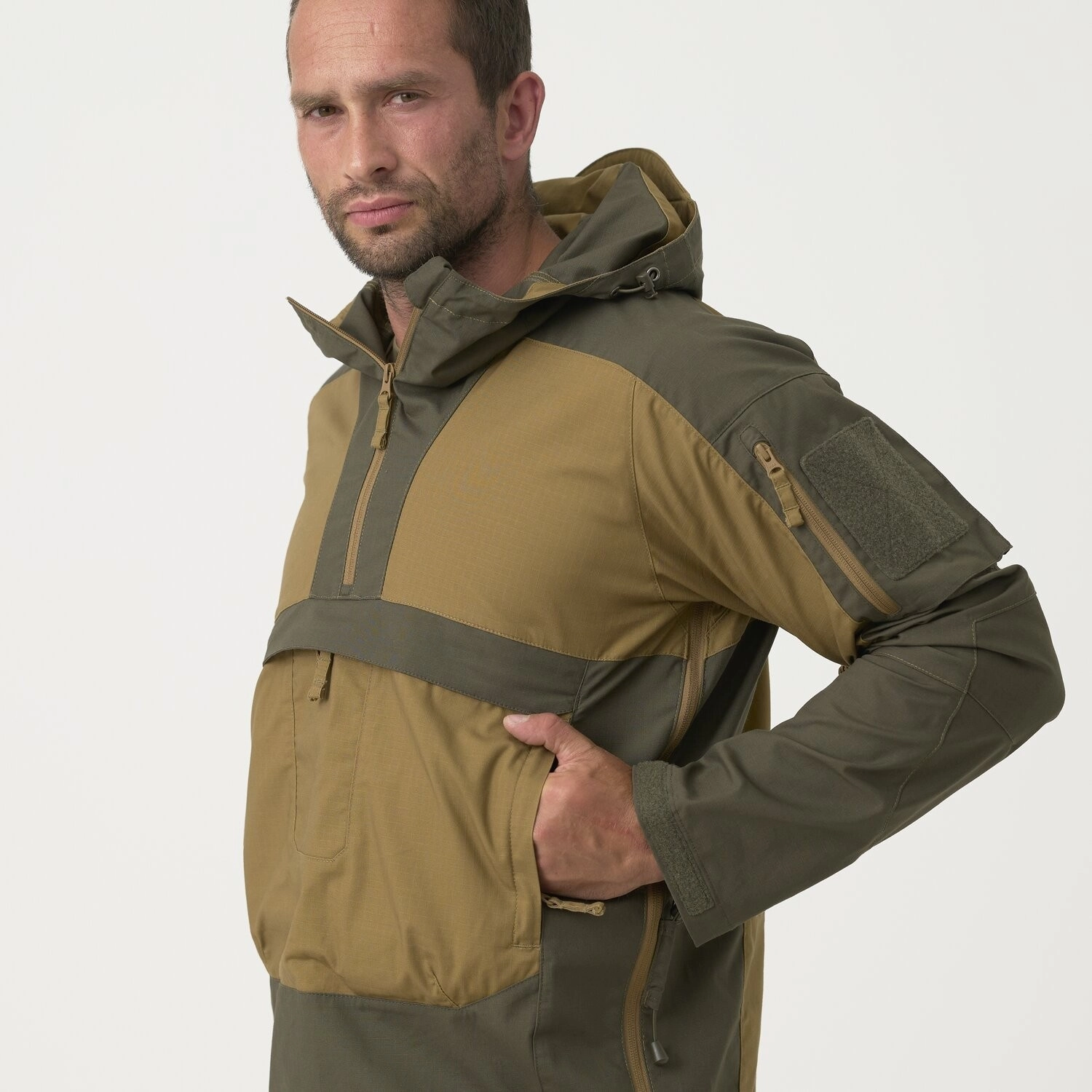 Helikon-Tex Tracer Anorak Jacket - Polycotton Stretch Ripstop - RAL 7013