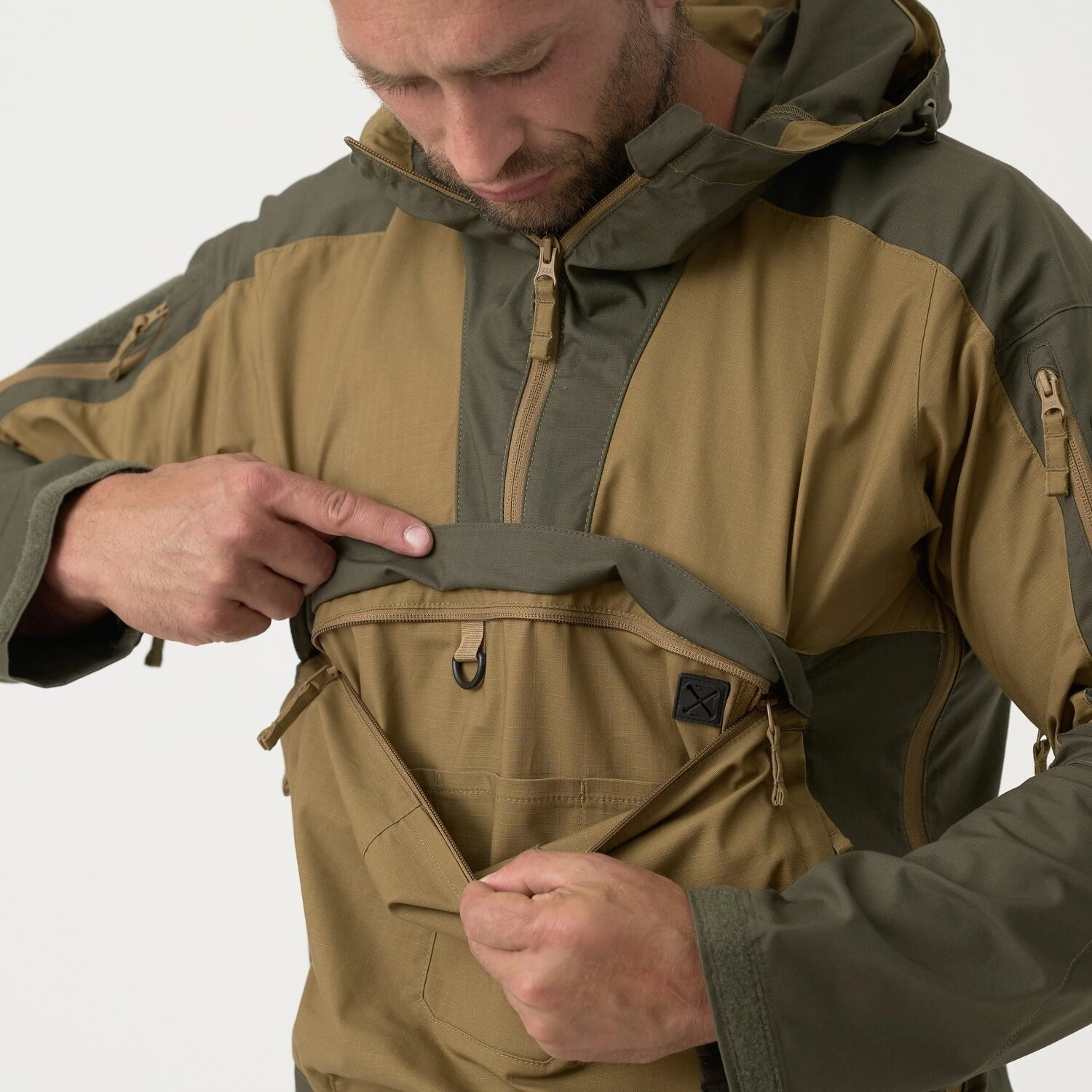 Helikon-Tex Tracer Anorak Jacket - Polycotton Stretch Ripstop - PL Woodland