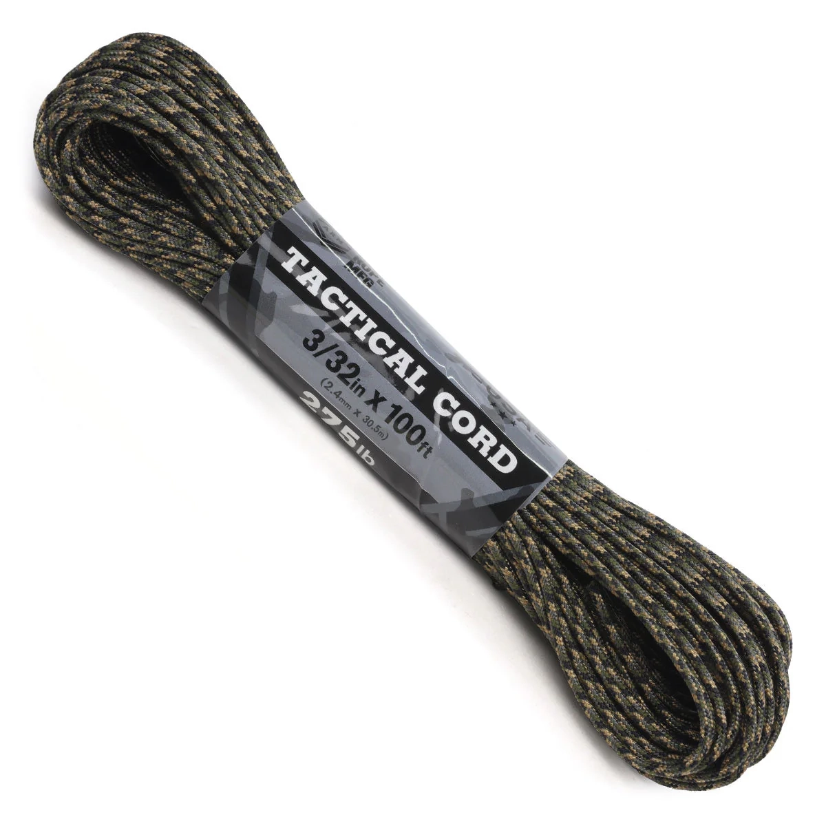 Atwood Rope MFG Tactical 275 Cord 30m (100ft) - Forest Camo