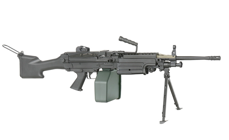 A&K M249 MKII SAW Sports Line AEG konekivääri - musta