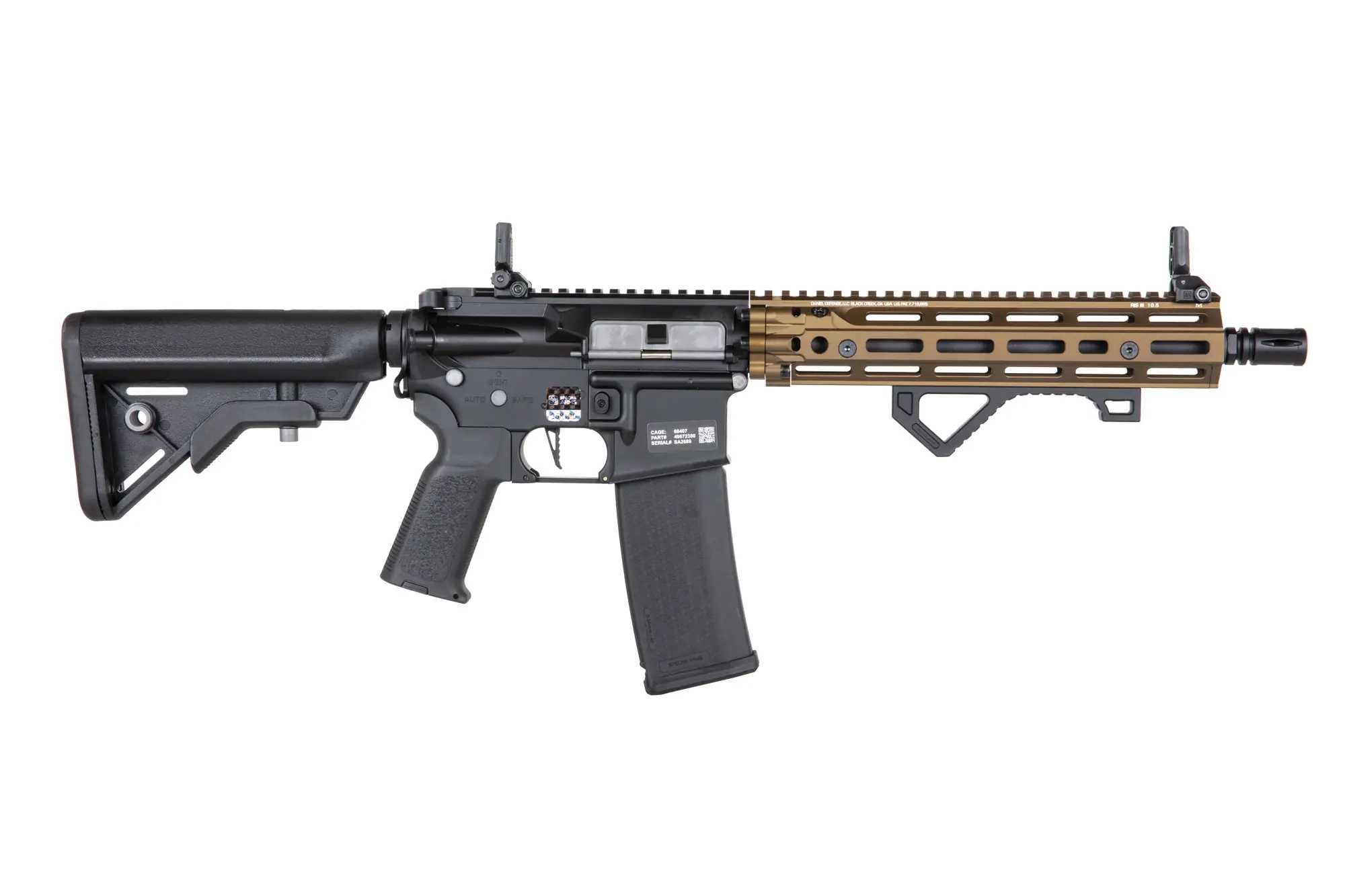 Specna Arms Daniel Defense SA-E27 EDGE RIS III 10.5 HAL ETU - Chaos Bronze