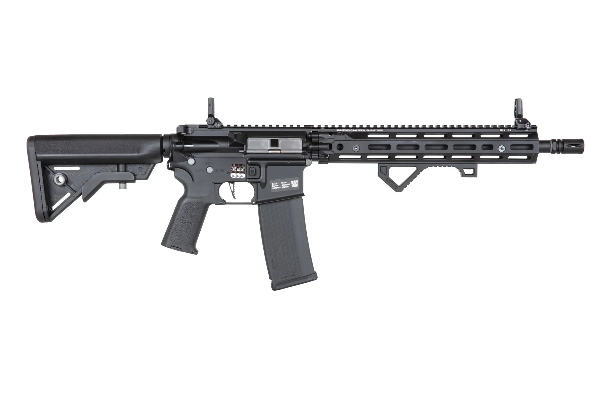 Specna Arms Daniel Defense SA-E28 EDGE RIS III 14.5 HAL ETU - musta