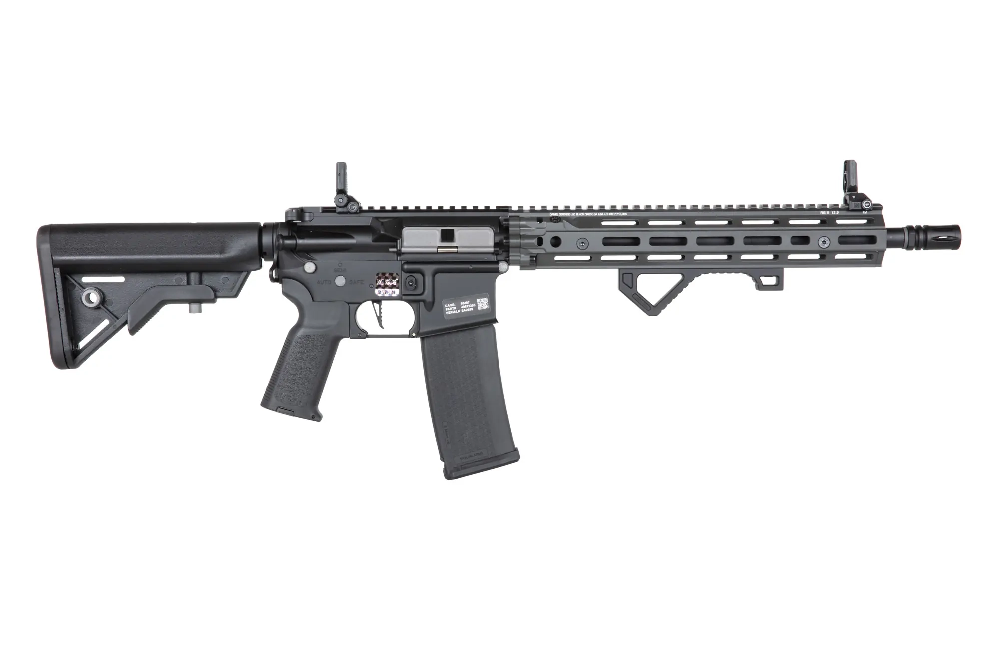 Specna Arms Daniel Defense SA-E28 EDGE RIS III 14.5 HAL ETU - Steel Grey