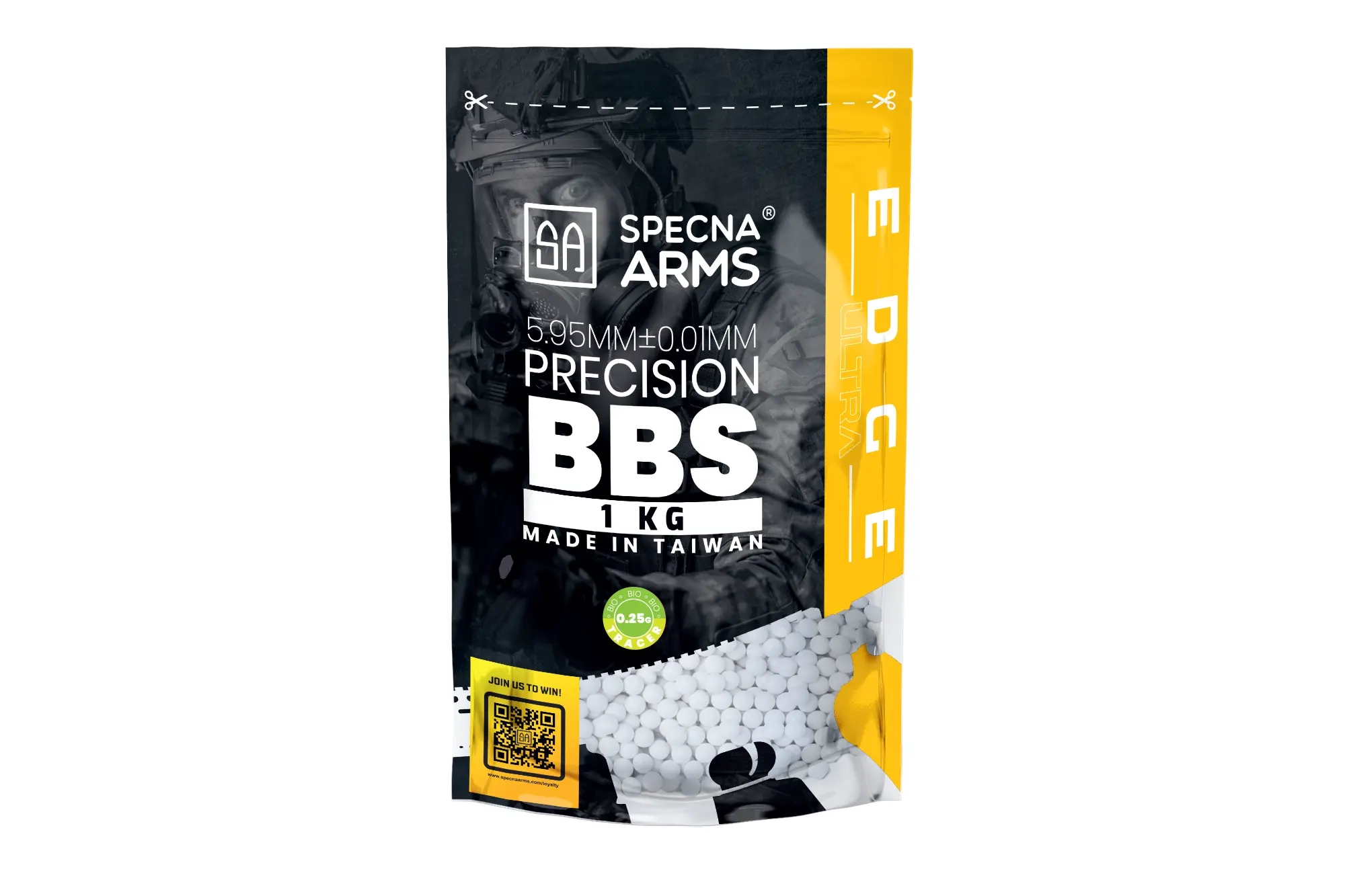 Specna Arms EDGE ULTRA 0.25g Bio Tracer kuulat - 1 kg